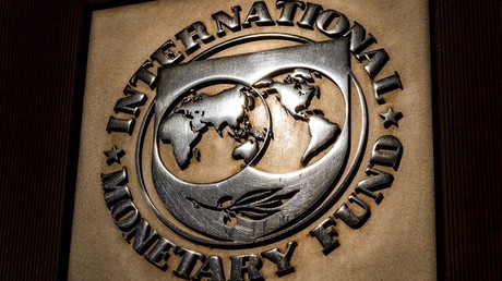 Le logo du Fonds monétaire international, basé à Washington (image d'illustration).
