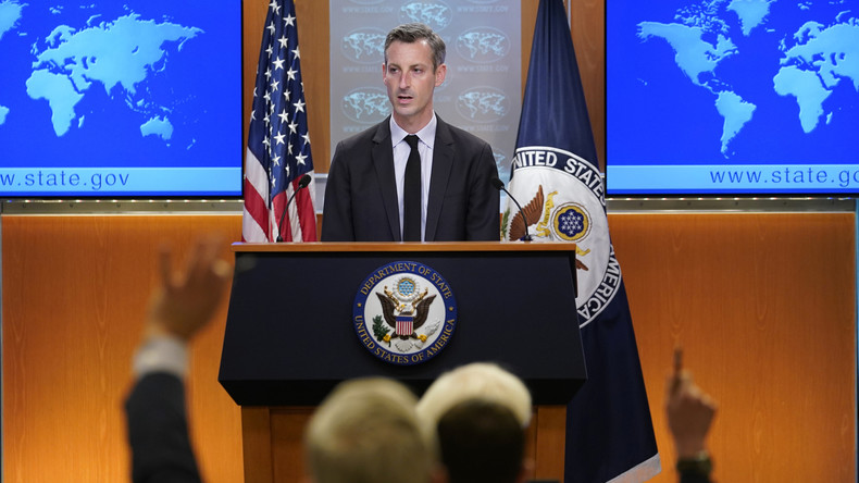 Le porte-parole du département d'Etat Ned Price à Washington, le 1er février 2022 (image d'illustration).