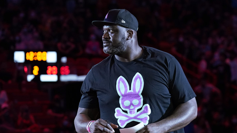L'ancien joueur de la NBA Shaquille O'Neal, le 15 janvier 2022, à Miami (image d'illustration).