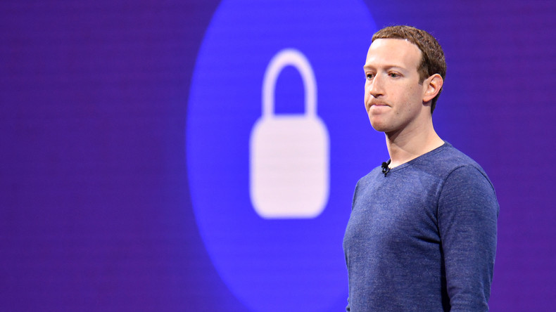 Mark Zuckerberg le 1er mai 2018 au San Jose McEnery Convention Center à San Jose, en Californie.