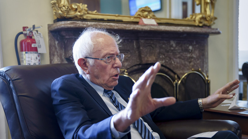 Bernie Sanders au Capitole, à Washington