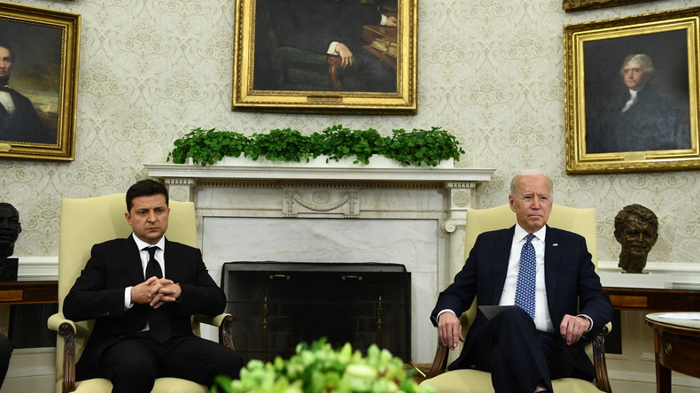 Volodymir Zelensky et Joe Biden