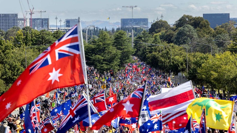 manifestants Australie