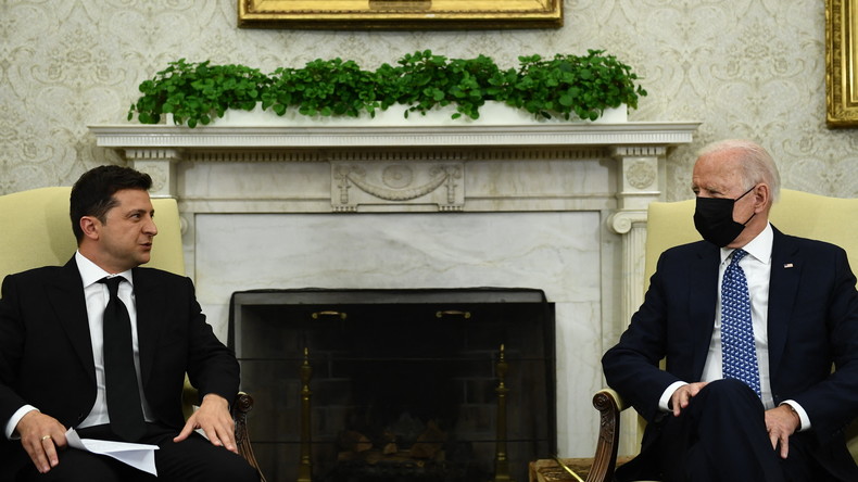 Joe Biden reçoit son homologue ukrainien Volodymyr