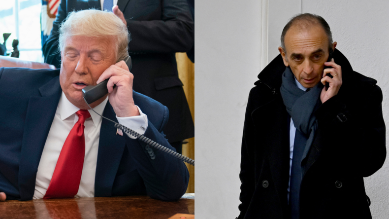 «Entretien chaleureux» : Eric Zemmour annonce avoir discuté avec Donald Trump par téléphone