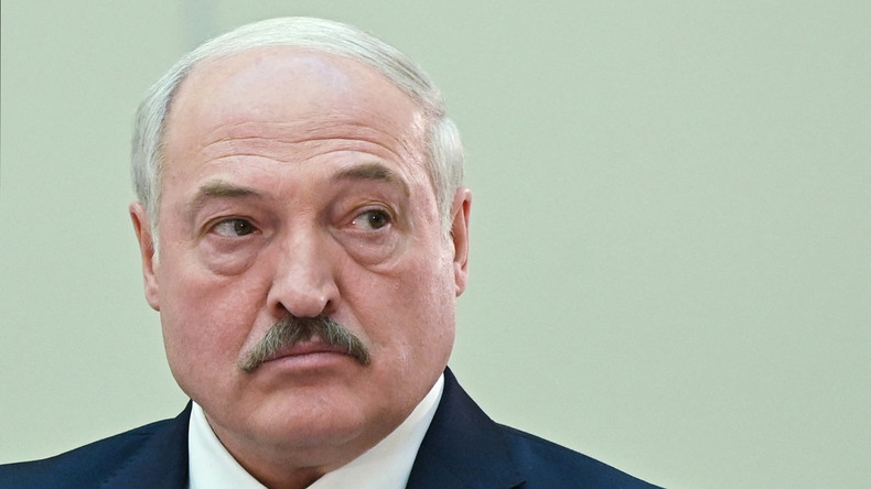 Alexandre Loukachenko à Saint-Petersbourg, le 28 décembre 2021