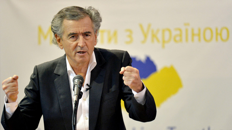 Bernard-Henri Levy (BHL) à Kiev en 2014