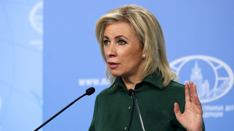 La porte-parole du ministère russe des Affaires étrangères Maria Zakharova à Moscou