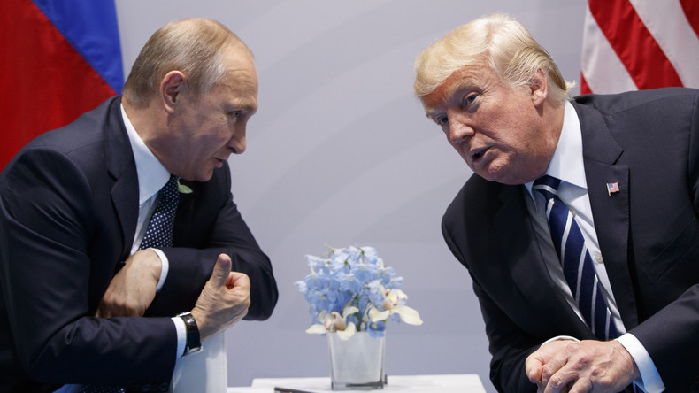 Vladimir Poutine et Donald Trump à Hambourg