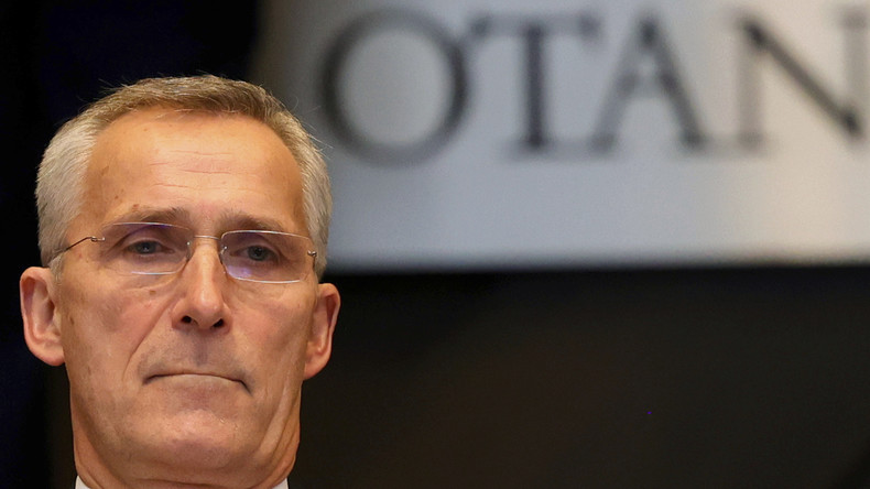 Jens Stoltenberg, à Bruxelles le 25 février 2022.