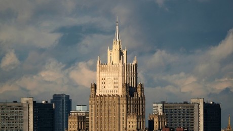 Le bâtiment du ministère russe des Affaires étrangères, à Moscou, le 7 octobre 2017 (image d'illustration).