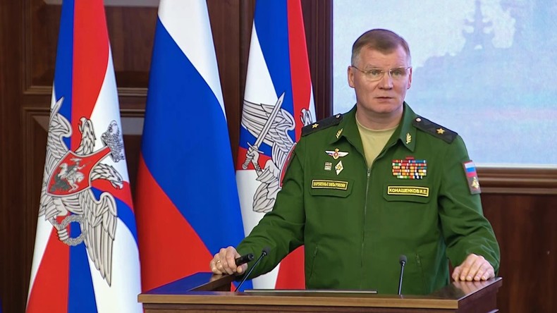 Le porte-parole du ministère russe de la Défense Igor Konachenkov, à Moscou