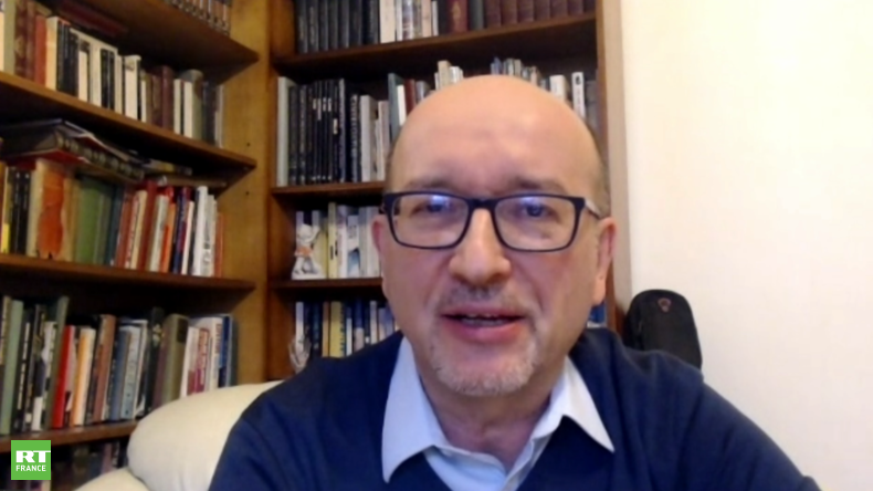 L'analyste Marko Gasic était l'invité de RT International le 4 avril 2022.