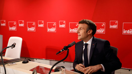 Emmanuel Macron sur France Inter, le 4 avril.