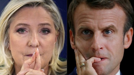 Qui de Marine Le Pen ou d'Emmanuel Macron sera élu à la présidence le 24 avril ? (image d'illustration).