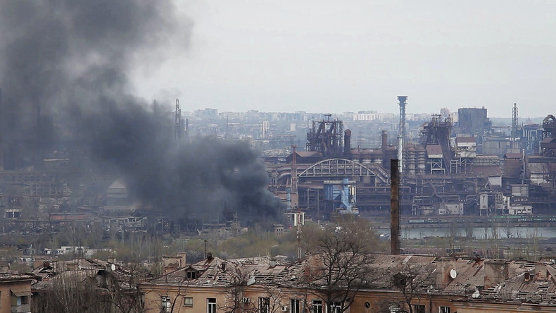 L'usine Azovstal, le 3 mai 2022