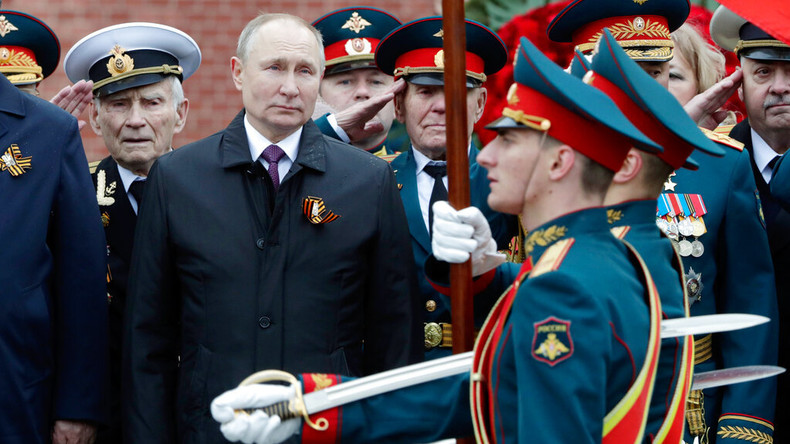 Vladimir Poutine, à Moscou, le 9 mai 2021