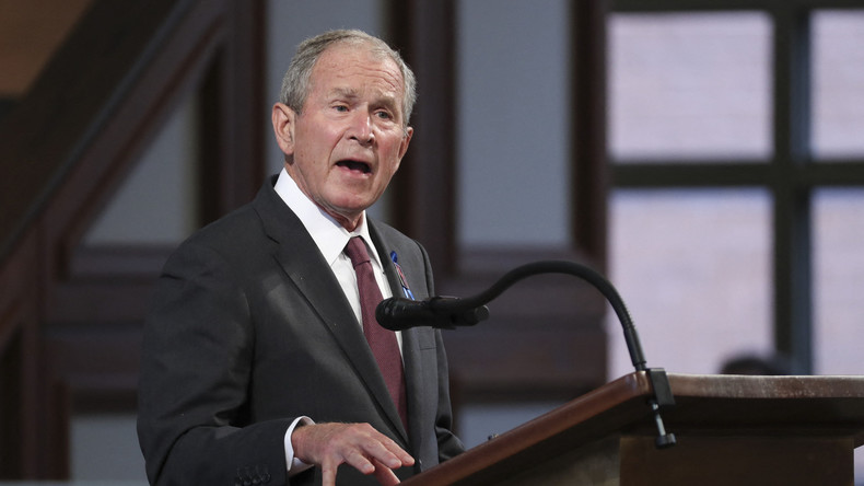 George W. Bush à Atlanta, en Géorgie, le 30 juillet 2020.