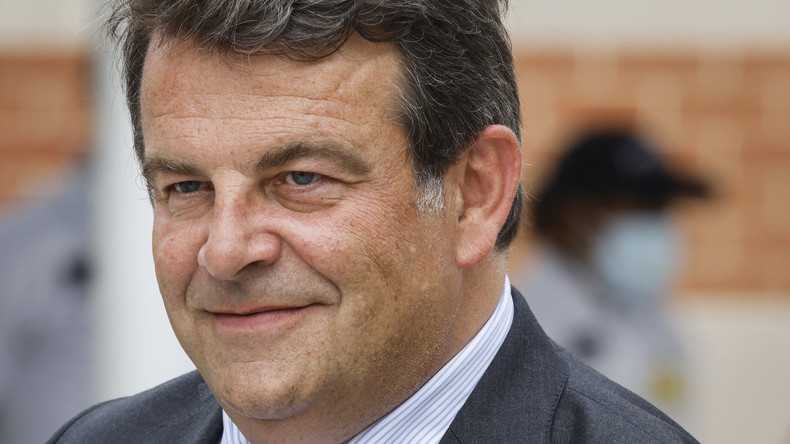 Thierry Solère, conseiller du président français, lors d'une visite à l'école de police de Roubaix, le 14 septembre 2021.