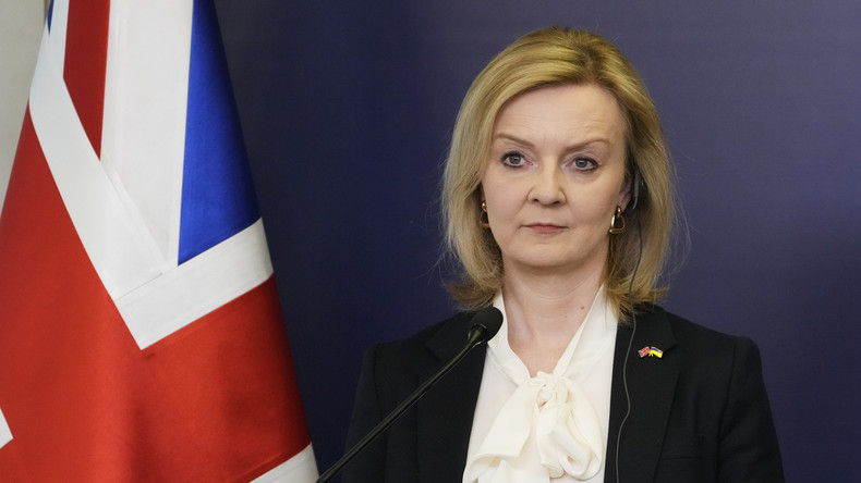 La ministre britannique des Affaires étrangères, Liz Truss, le 5 avril 2022 (image d'illustration).