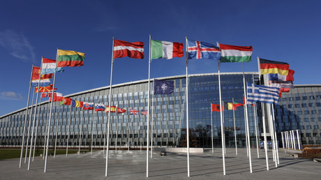 Vue du siège de l'OTAN, à Bruxelles le 7 février 2022 (image d'illustration).