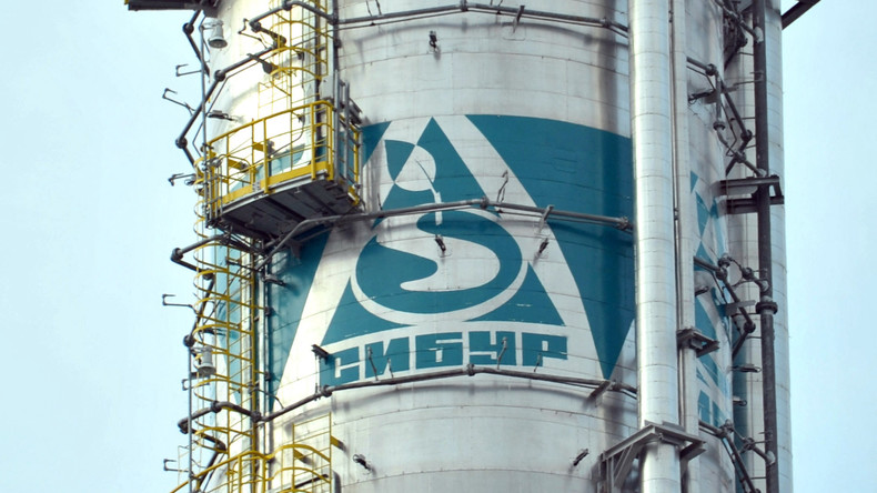 Une installation de production de polypropylène de Tobolsk-Polymer, une filiale de la société pétrochimique russe Sibur à Tobolsk.