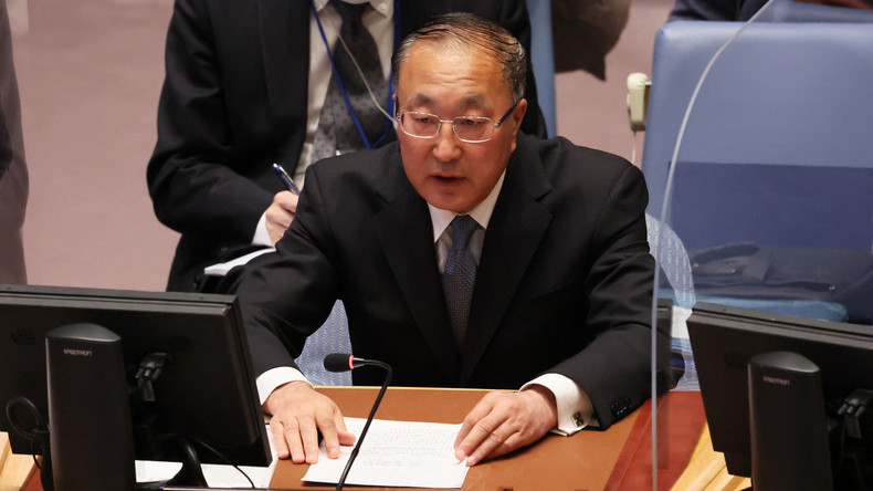 L'ambassadeur chinois à l'ONU, Zhang Jun