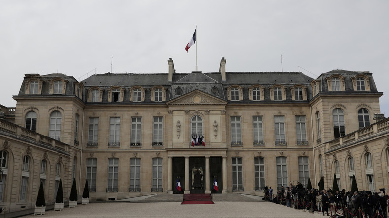 La cour du palais de l'Elysée, le 7 mai 2022 (image d'illustration).