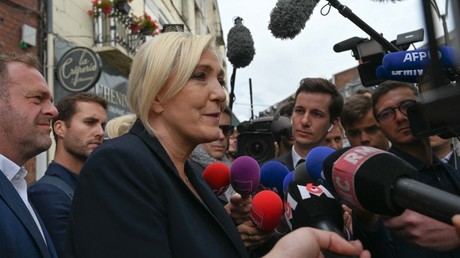 Marine Le Pen à Hénin-Beaumont (Pas-de-Calais), le 20 juin (image d'illustration).