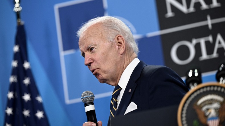 Le président américain Joe Biden au somment de l'OTAN à Madrid, le 30 juin (image d'illustration).