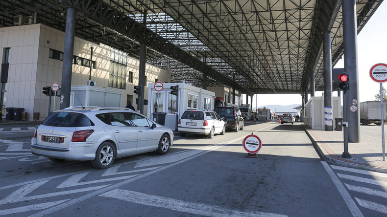 Cliché pris au poste-frontière de Merdare, le 4 octobre 2021 (image d'illustration).