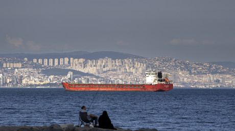Un navire se prépare à franchir le détroit du Bosphore à Istanbul le 22 juillet 2022 (image d'illustration).
