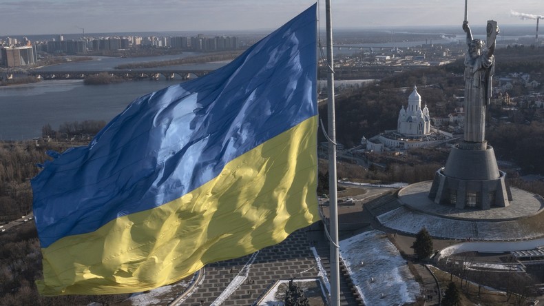 le drapeau ukrainien