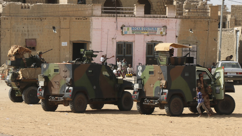 Les forces françaises Barkhane à Tombouctou, au Mali, le 29 septembre 2021 (image d'illustration).