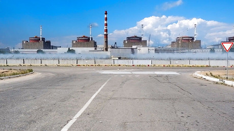 Cliché de la centrale nucléaire de Zaporojié, le 7 août 2022 (image d'illustration).