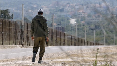 Soldat israélien à Ibthan le long des frontières de la Cisjordanie occupée (image d'illustration).
