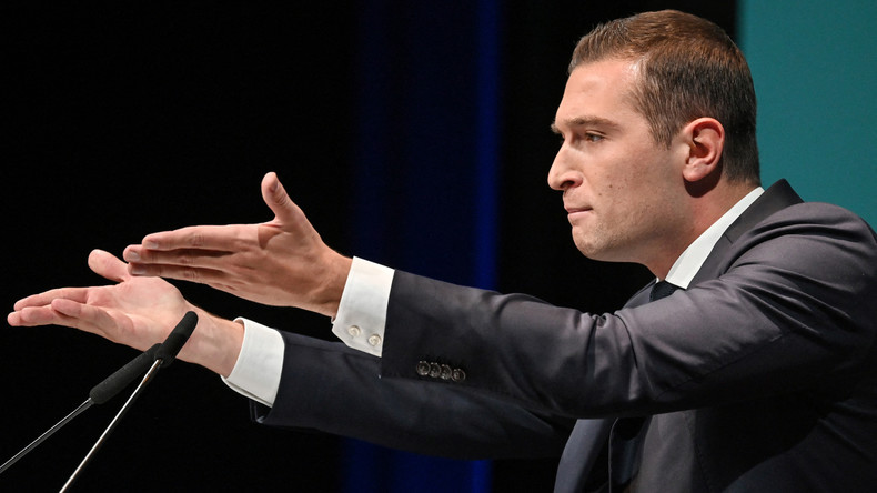Jordan Bardella, président par intérim du Rassemblement national (image d'illustration).