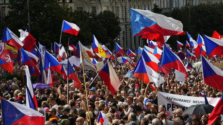 Manifestation à Prague : le pouvoir accusé d’accorder plus d’attention à l’Ukraine qu’à ses citoyens Manifestation à Prague : le pouvoir accusé d’accorder plus d’attention à l’Ukraine qu’à ses citoyens
