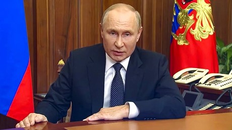 Vladimir Poutine s'est adressé à la nation russe le 21 septembre 2022.
