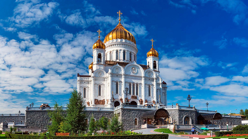Catedral é considerada um ícone do renascimento cristão ortodoxo na Rússia