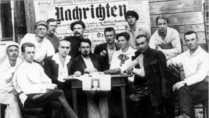 1923 in einer deutschen Nachrichtenzeitung im Wolgagebiet