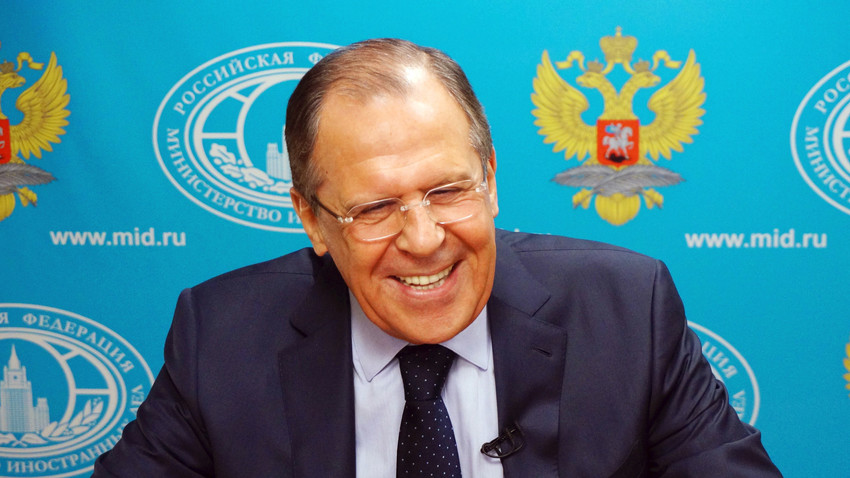 Menteri Luar Negeri Rusia Sergey Lavrov.