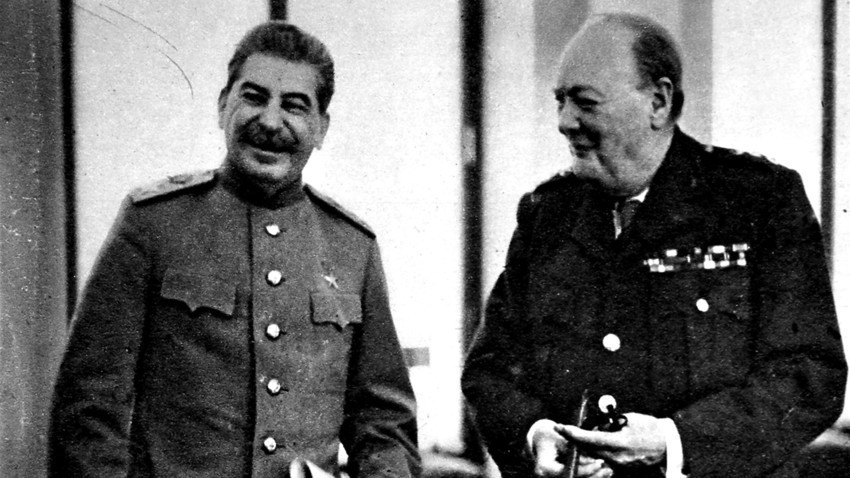 Сталин и Черчил