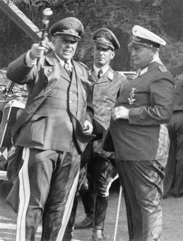 Albert, Kesselring, Wilhelm Speidel, Hermann Göring.
