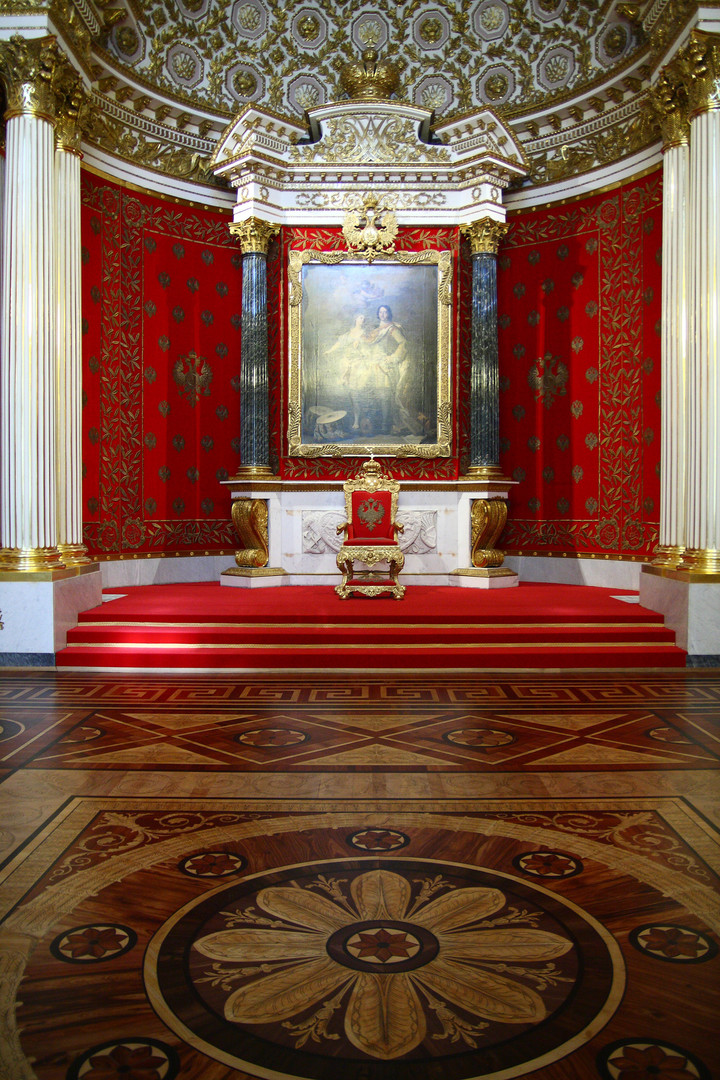 Dentro all'Ermitage di San Pietroburgo