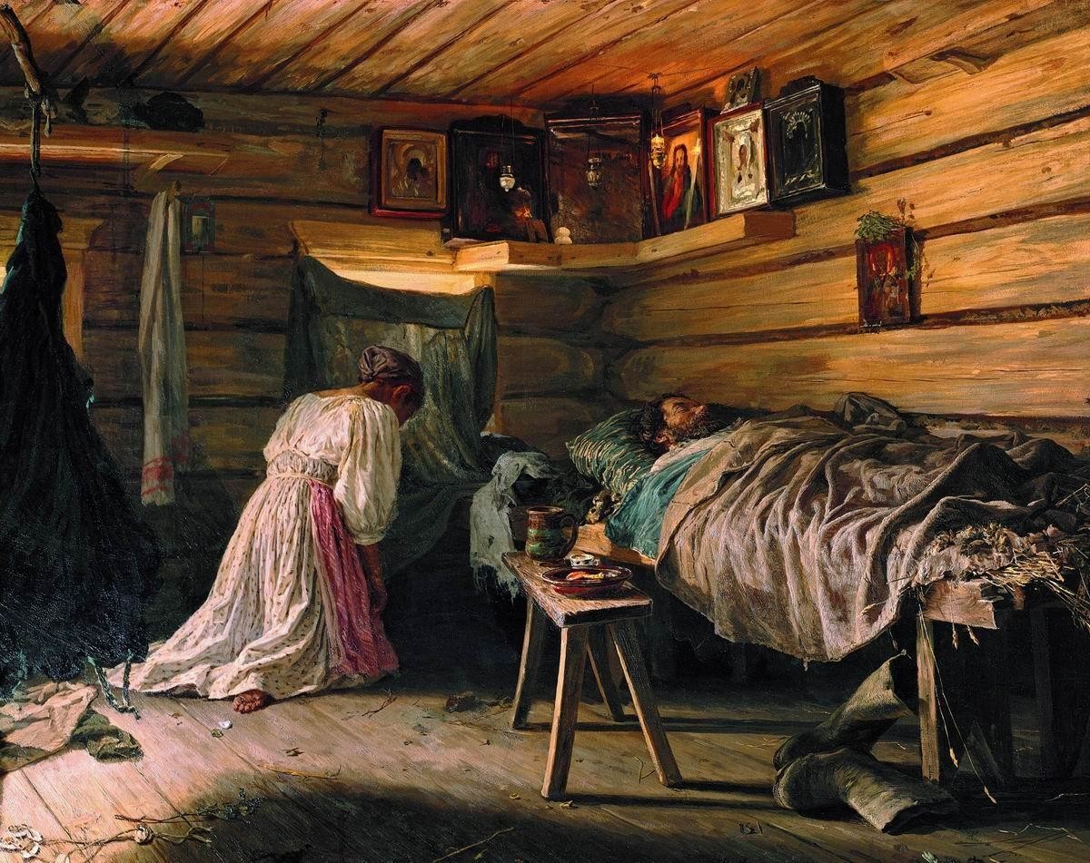 Wassilij Maximow: Der kranke Ehemann, 1881