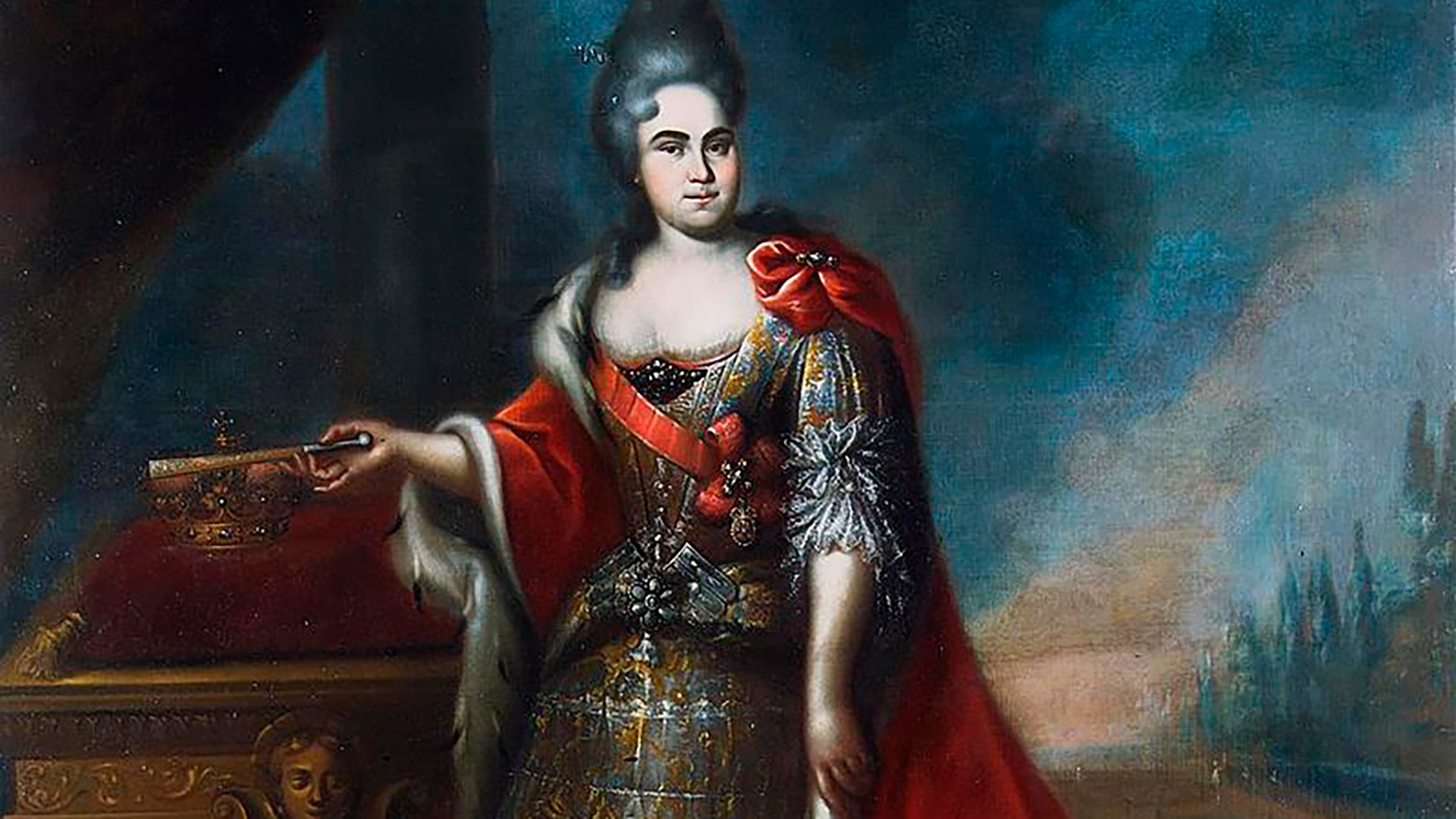 Catherine I, the Russian empress in 1725-1727. 