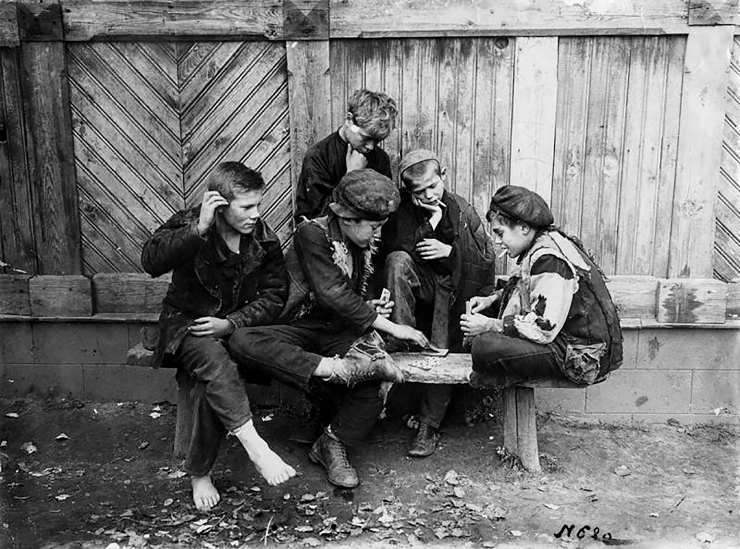 Straßenkinder in der Provinz, 1920er Jahre