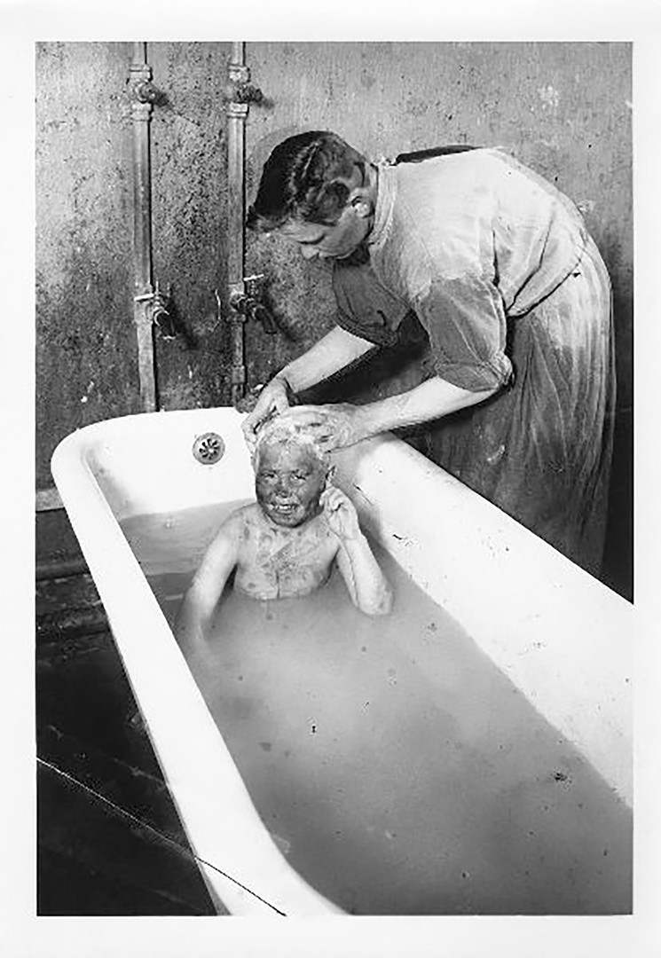 Badetag im Kinderheim, 1927