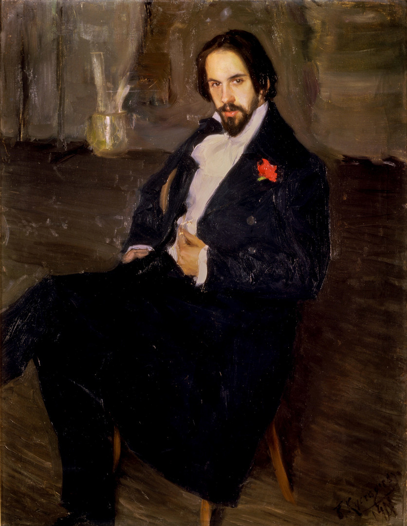 Ivan Bilibin. Portrait par Boris Koustodiev.